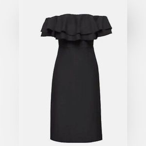 Banana Republic Off the Shoulder Ruffle Dress Size 6